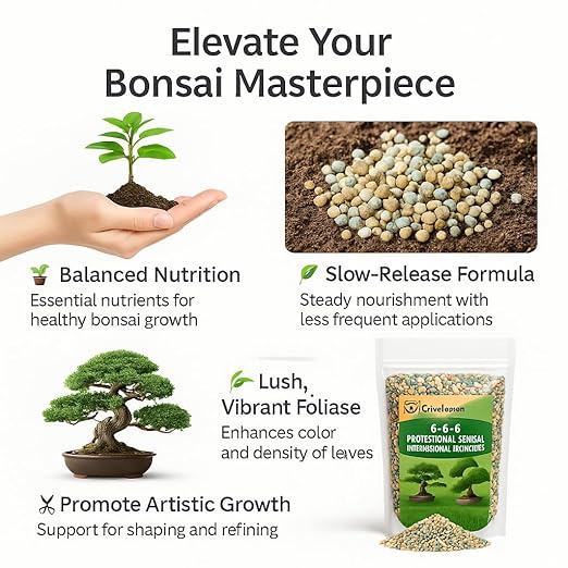𝐁𝐄𝐒𝐓𝐒𝐄𝐋𝐋𝐄𝐑 Bonsai Fertilizer Pellets – Slow-Release Bonsai Tree Fertilizer & Food for Compact Growth, Dense Branching & Healthy Roots | Ideal for All Bonsai & Money Trees - 20 QUARTS