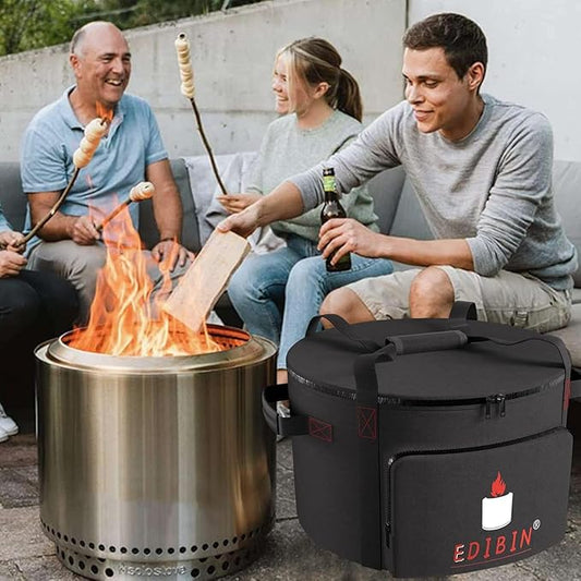 Outdoor Smokeless Carry Bag Fit Solo Stove Yukon Portable Fire Pit 27x17 Inches,Carry Case for Solo Stove Yukon 27 Inch Smokeless Fire Pit (Only Bag)