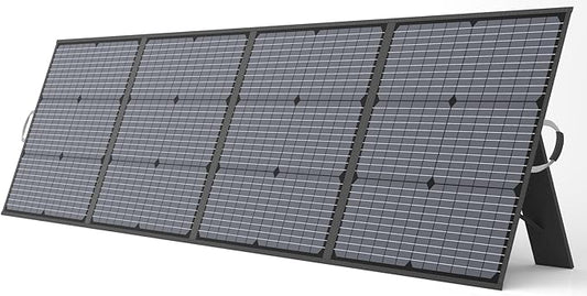 220W Portable Solar Panel, IP67 Waterproof Foldable 20V Solar Charger, High 23.5% Efficiency for Portable Power Station, Outdoor Camping, RV