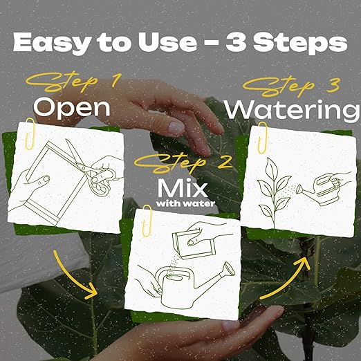 RichFarm Booster, Soil Condition Powder, Root Stimulator for Indoor or Outdoor Plant, Billion Microbes, Work with Any Fertilizer or Plant Food, Organic, Natural Plant Protector, 5 Pouch