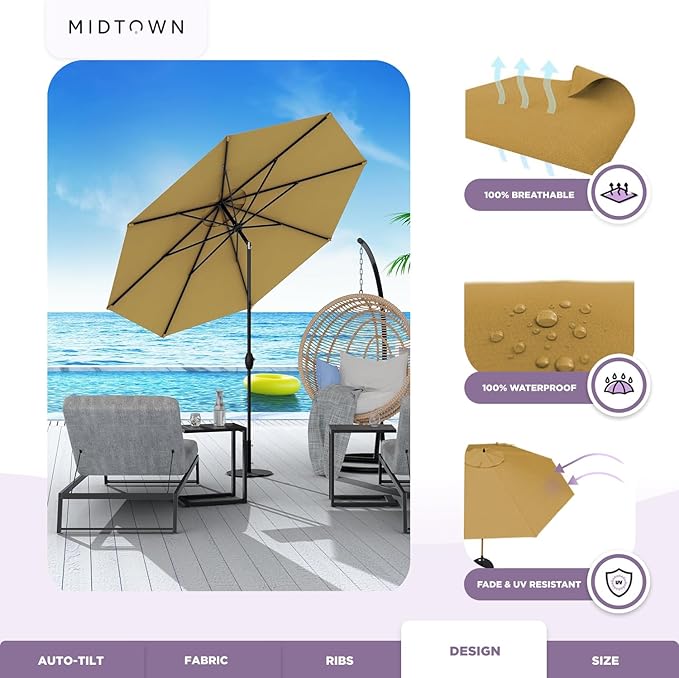 Midtown Umbrellas Patio Umbrella Color 159