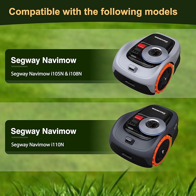 FourShow [Upgrade] 6-Blade Disc Compatible with Segway Navimow Robotic Lawnmower i105N, i108N & i110N,with 6Pcs Blades