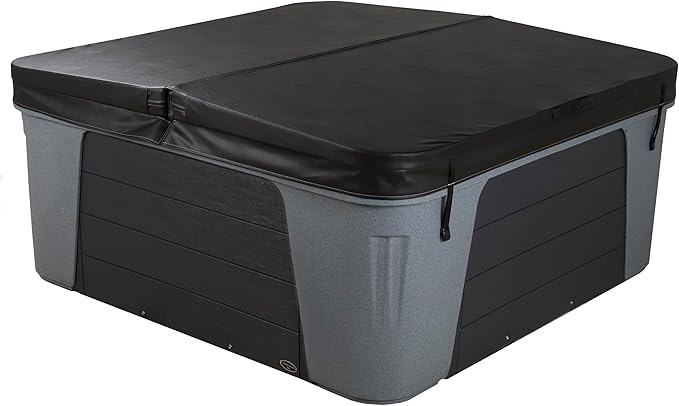 Palm Beach Outdoor Hot Tub, Fits 7 Adults, 30-Jets, Built in Ice Bucket, Free Cover & Filter, Great for After Workouts & Relaxation with Family/Friends