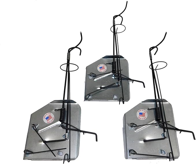 Cinch Gopher Trap Kit - Professional-Grade Gopher Traps That Work Best, Heavy Duty, Reusable Rodent Trapping System - Ideal for Lawns, Gardens, Ranches, and More - Outdoor Use, Small (3 Pack)