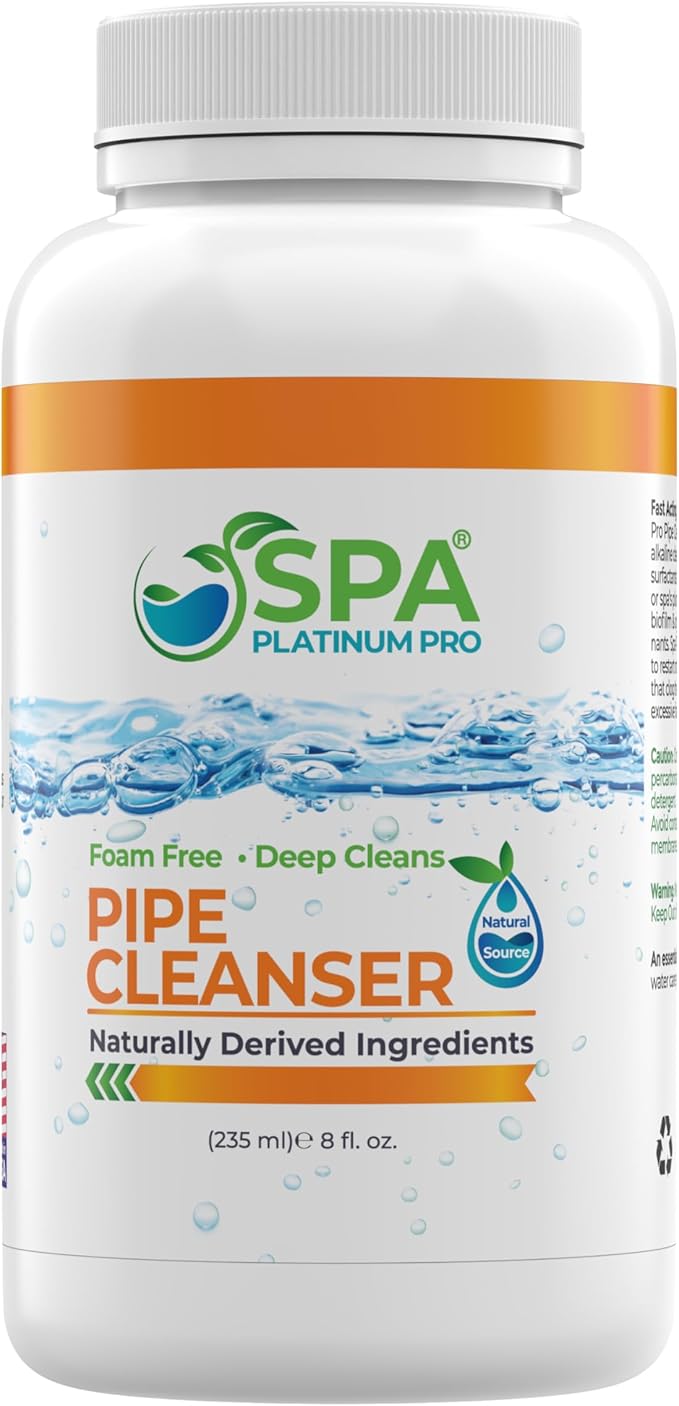 Spa Platinum Pro Start Up Advanced Kit I Spa Monthly Spa Conditioner I Pipe Cleanser I Adanced All Purpose Hose Water Filter