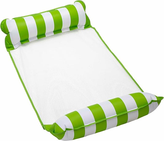 Aqua 4-in-1 Monterey Hammock Pool Float & Water Hammocks, 1-2-3-4 Multipacks – Multiple Colors/Styles – for Adults and Kids Floating