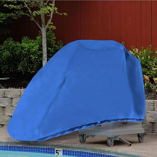 Pool Lift Chair Protective Cover for 500-5200 S.R.Smith Lift/AXs Modell (S.R. Smith AX9005)/ML300,600D Heavy Duty Waterproof, UV & Dustproof Protective Cover for Handicap Pool Lift Chairs (Blue)