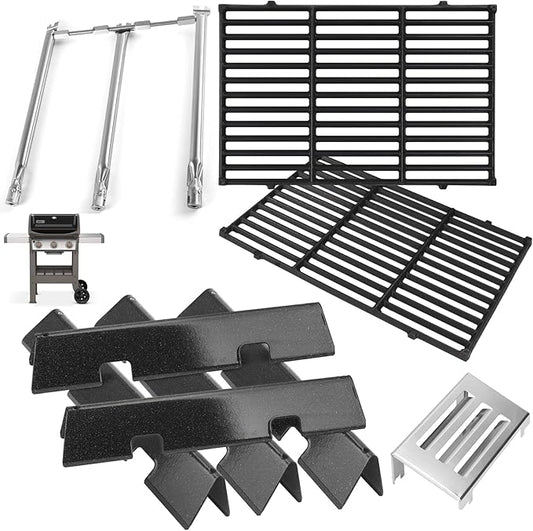 Grill Parts for Weber Spirit 2 Grill Parts GS4 Spirit II 300 SER E310 Replacement Parts for Weber 69797 Flavorizer Bars 67046 7636, 67060 GS4 Heat Deflector, 7638 Grates,67025 69787 67103 Burner Tubes