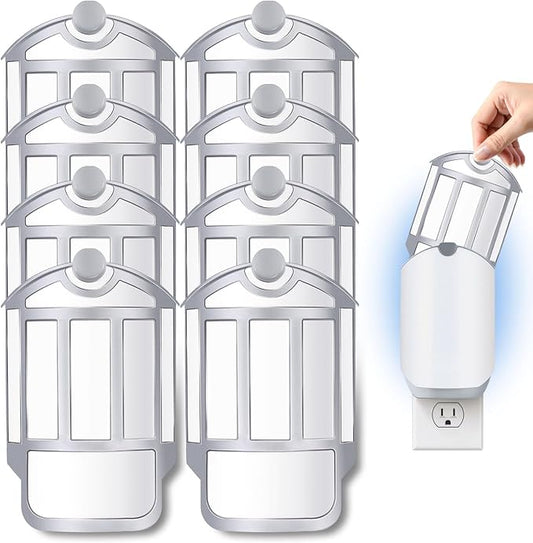 8 Pack Refill Cartridge Kit Replacement, Compatible with ZEVO Plug-in Light M364A and Max (8 Pack Refill)