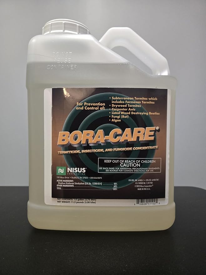 Bora-Care Termiticide Insecticide and Fungicide Concentrate, Wood Treatment for Termite and Beetle Prevention, 1 Gallon