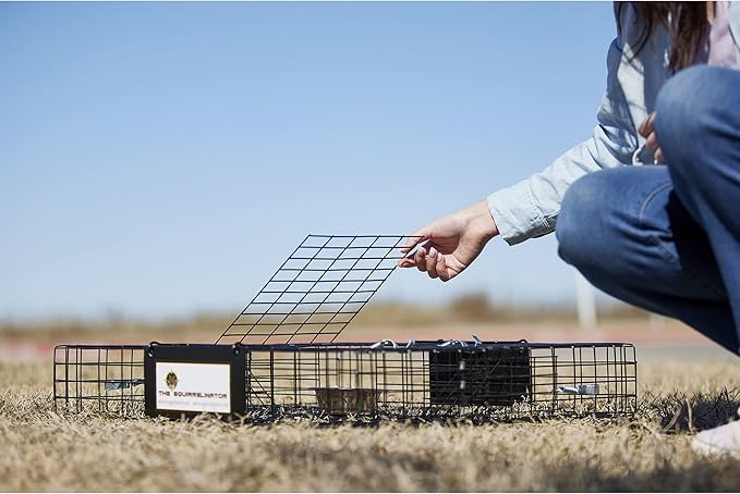 Rugged Ranch 4 Pack Squirrel Traps, Catch & Release Cage, Squirrelinator