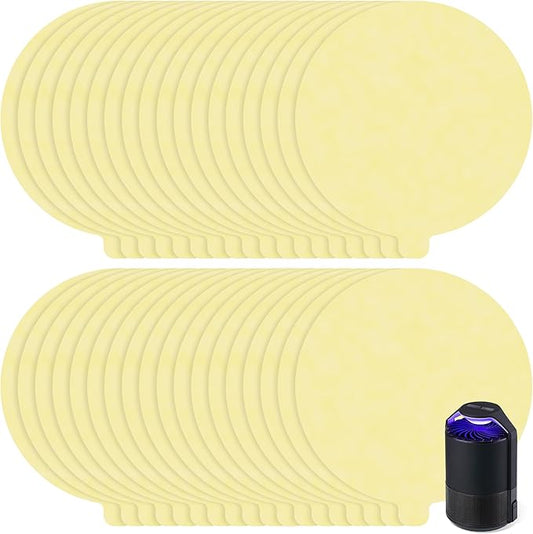 36 Pcs 4.3" Replacement Glue Boards for Katchy,Indoor Insect Trap Refills Compatible wifh Katchy,Dunaga,Fenun,and Fvoai