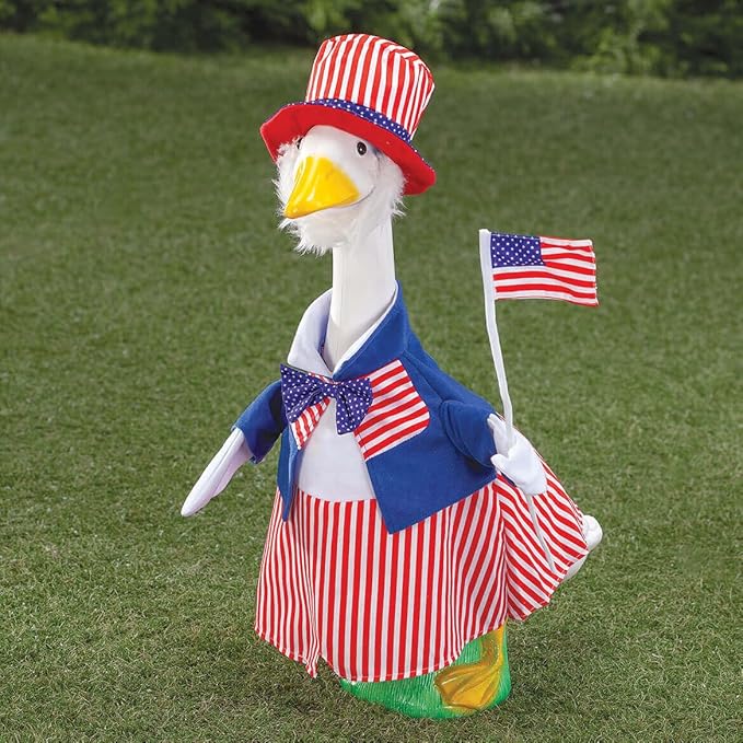 Fox Valley Traders Gaggleville All Seasons Goose Outfit Bundle - Includes 7 Seasonal Outfits, Fits Large 23" H Statue