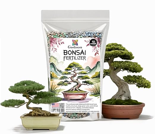 𝐁𝐄𝐒𝐓𝐒𝐄𝐋𝐋𝐄𝐑 Bonsai Fertilizer Pellets – Slow-Release Bonsai Tree Fertilizer & Food for Compact Growth, Dense Branching & Healthy Roots | Ideal for All Bonsai & Money Trees [12 OZ]