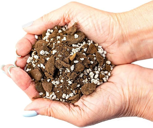 Gardenera Soil Mixture for Indoor Herb Planters - 10 Quart - Specially Blended Soil Mixture for Planting and Growing Indoor Kitchen Herbs Indoors (4 Bags of 5 Quart)