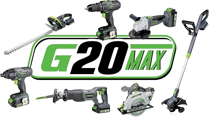 Genesis G20MAX Leaf Blower Cordless 20V Sweeper with Battery and Charger, 2 Speed(70/130 MPH) (GLGBS20B)