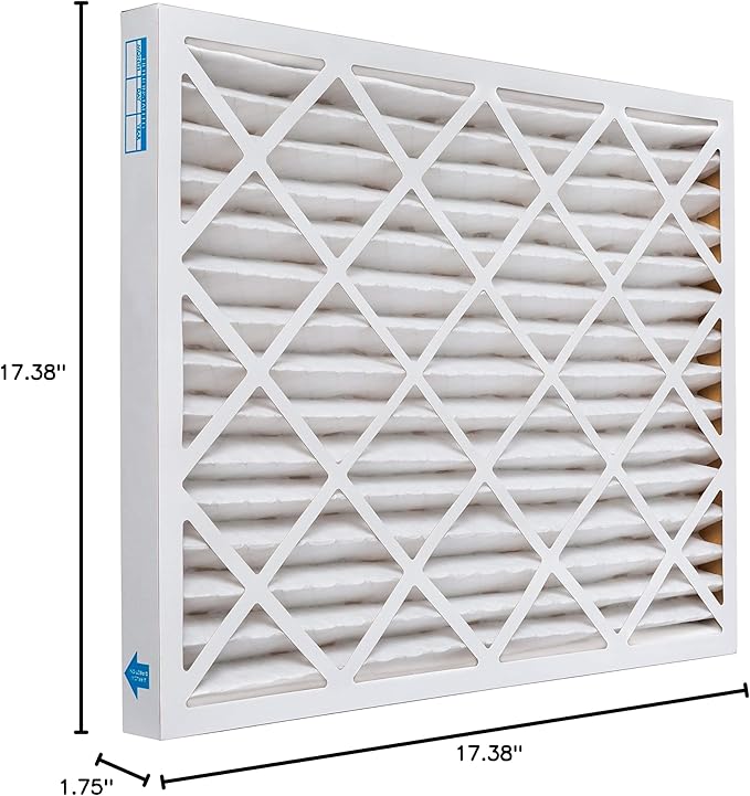 Aerostar 18x24x2 MERV 13, Pleated Air Filter, 18x24x2, Box of 4, Made in the USA