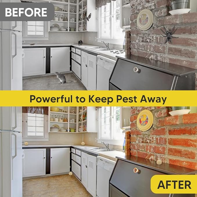 Pest Control, Mouse Repellent Indoor, Rodent Repellent Outdoor, Spider Repellent Indoor, Rat Repellent, Mice Repellent Indoor, Repel Ants, Roaches, Spiders, Moths & Other Pests-8P