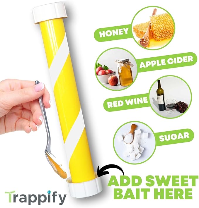 Glow-in-The-Dark Fly Stick by Trappify: Premium Indoor & Outdoor Fly Traps | Water-Resistant Sticky Trap for Fruit Fly Traps for Indoors, Gnat Traps for House Indoor, and Fly Trap Indoor (8 Pack)