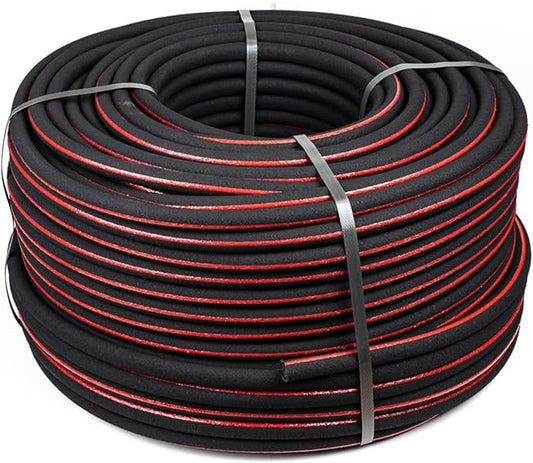 Eaton Brothers Bulk Soaker Hose 1/2-Inch x 500 ft – Professional-Grade Recycled Rubber Soaker Hose – Long-Run Garden Watering System for Large Gardens, Beds, and Greenhouses