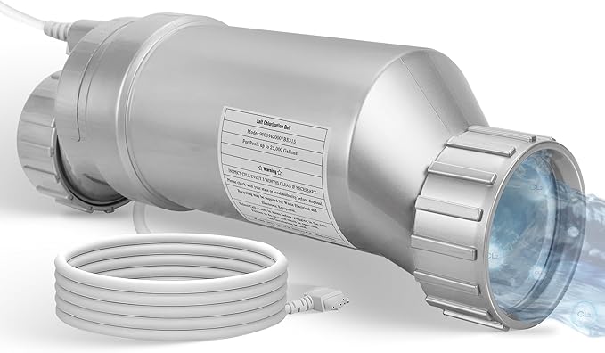 Salt Cell Fits for Hayward W3T-Cell-9 TurboCell Salt Chlorination Cell, Salt Cell for Pool up to 25,000 Gallons