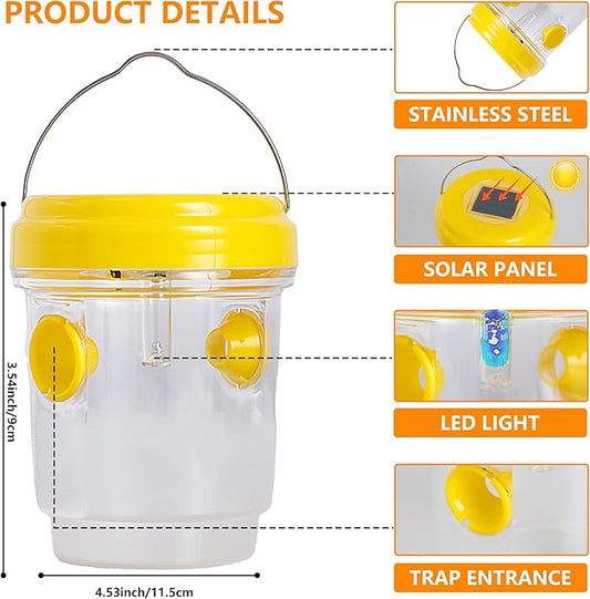 3 Pack Wasp Traps Outdoor Hanging
