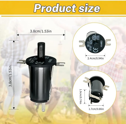 3 pcs Hopper Lid/Door Switch Kit Masterbuilt Electric Replacement Smoker Parts For Masterbuilt Gravity Series 560/800/1050xl Digital Charcoal Grill + Smoker