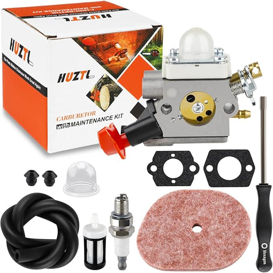 FS56RC C1M-S207A Carburetor for Stihl FS 56 RC 56RC FS56R FS40 FS50 FS56 FS70 FS70R FS70RC FS 75 RC MS56 KM56 KM56RC Trimmer Brushcutter Replace 4144-120-0603 4144-120-0600 gray