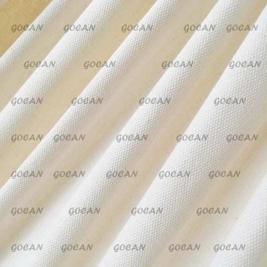 GOCAN Brazilian Double Hammock 2 Person 330X150cm Load 500Pound Cotton Hammock for Patio Porch Garden Backyard Lounging Outdoor and Indoor (Beige)