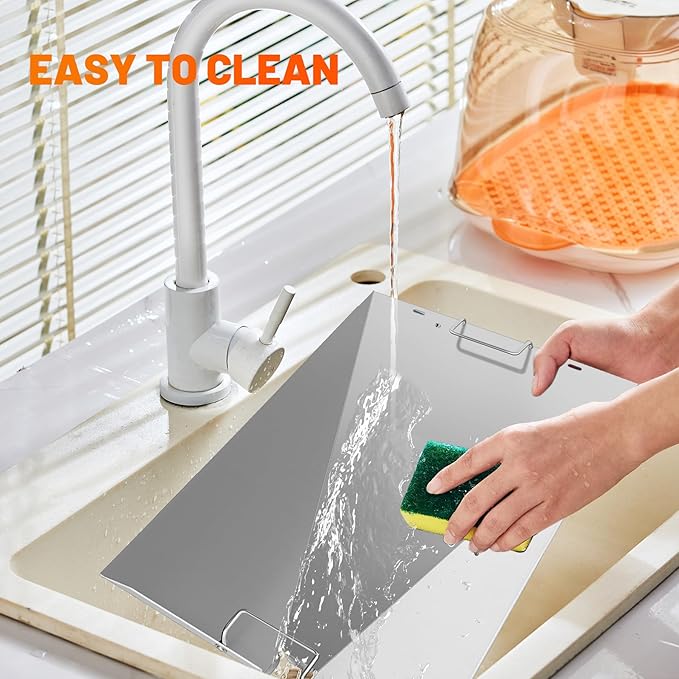 Drip Tray Heat Baffle Replacement for Traeger Woodridge pellet Grill TFB86MLH ,Stainless Steel Grill Grease Drip Pan Compatible With Traeger Drip Tray Liner BAC818 for Traeger Grills Accessories