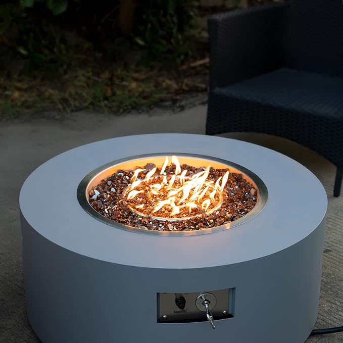 Stanbroil 36 Inch Round Fire Burner Ring for Natural Gas & Propane - 304 Stainless Steel Fire Burner for Indoor & Outdoor, BTU 443,000 Max