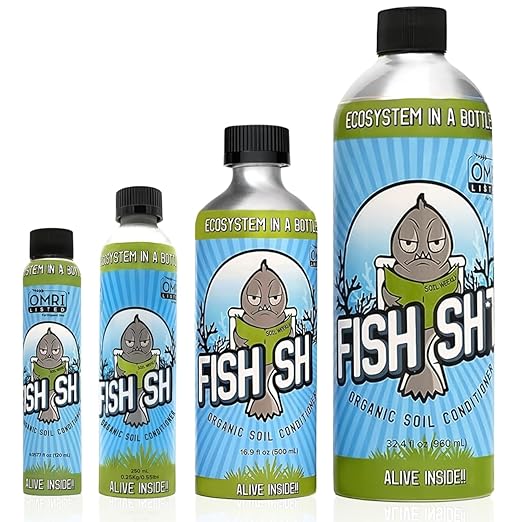 Fish Head Farms Organic Soil Conditioner for Yield and Flavor Enhancement. Improves Fertilizer Efficiency. Useful in Both Garden Soil and Hydroponics Applications 120 mililiters