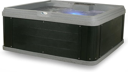 Ariana Outdoor Hot Tub, 6 Person Therapeutic Spa, 30 Jets, Underwater LED Lighting System, Insulated Spa Cover, Aqualife by Strong Spas