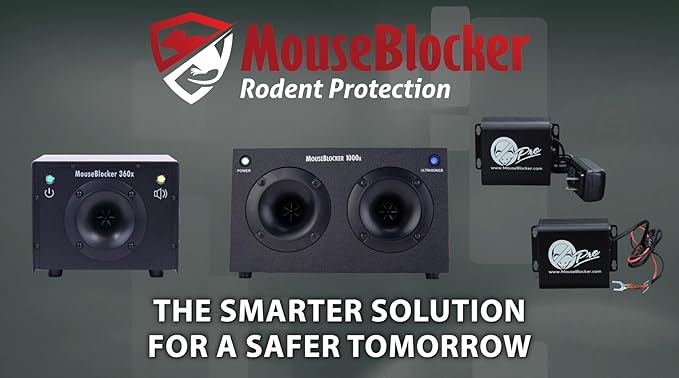 12V Ultrasonic Under Hood Mouse and Rodent Deterrent for Your Vehicle