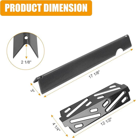 Genesis ii 300 Grill Parts for for Weber Genesis 2 300 E-315 II E-310 II E-330 II S-310 II LX E-340 II E-335 II S-335 II SE-335 Grills Parts, Flavorizer Bars and Heat Deflector for Weber 66032 66040"