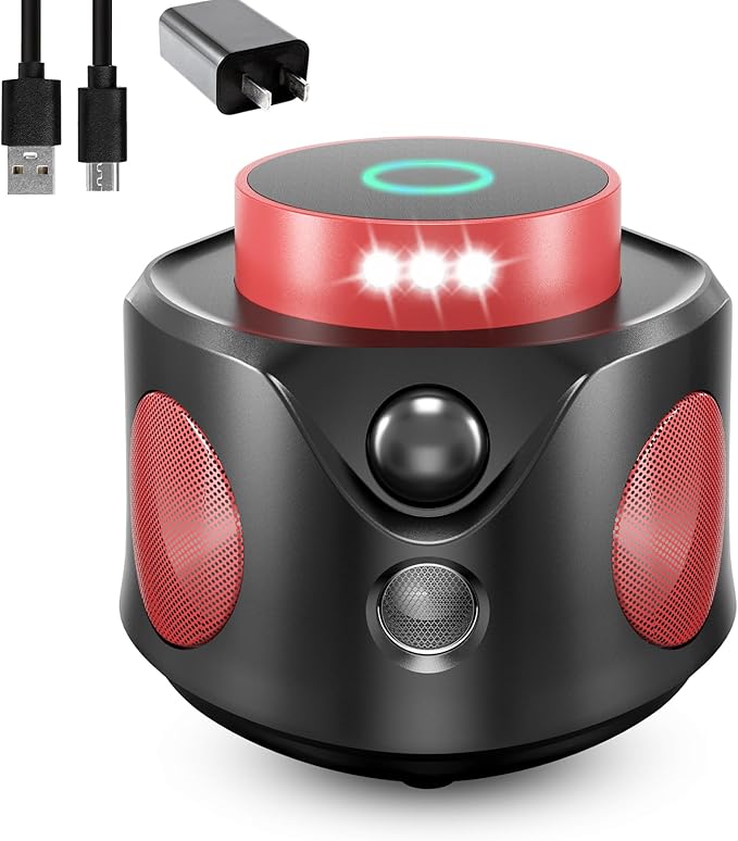 Mouse Repellent Ultrasonic Plug in, Mice Repellent Indoor Ultrasonic Pest Repeller 2025 Upgraded, 360° Ultrasonic Rodent Repellent with PIR Sensor & LED Strobe Light for Indoor