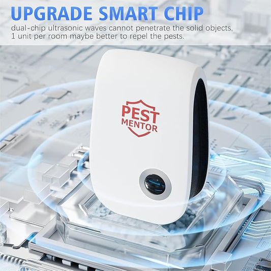 Ultrasonic Pest Repellent 10Pack, Electronic Pest Control Insect Repeller for Bugs, Roach, Rodent, Spider Mouse Repellent Pest Control Device for Home Kitchen, Bedroom
