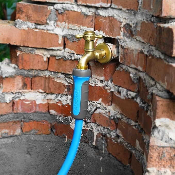 Fevone Garden Leader Hose 3 ft., Lightweight Hybrid Water Hose, Flexible and Durable, Leak-Free Connections
