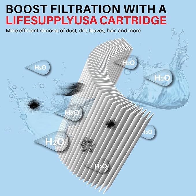 LifeSupplyUSA Replacement Pool Spa Filter Compatible with Bestway VI (12)