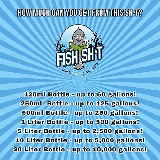 Fish Head Farms Organic Soil Conditioner for Yield and Flavor Enhancement. Improves Fertilizer Efficiency. Useful in Both Garden Soil and Hydroponics Applications (1 Liter with Oregon Spring Tomatoes)