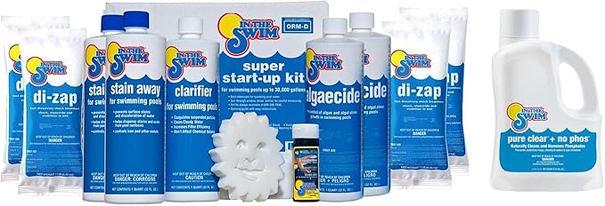 In The Swim Ultimate Swimming Pool Chemical Value Kit – for Above Ground and In-Ground Pools – Treats Up to 35K Gallons