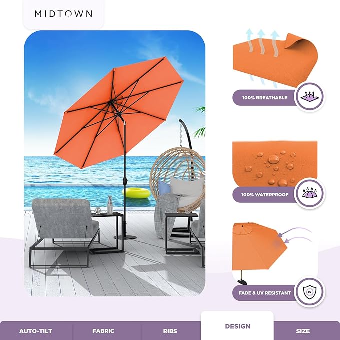Midtown Umbrellas Patio Umbrella Color 353
