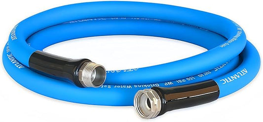 Atlantic RV Drinking Water Safe Hose 5 ft Short Garden Hose Extension: Lead, BPA, Phthalate-Free, and PVC-Free.