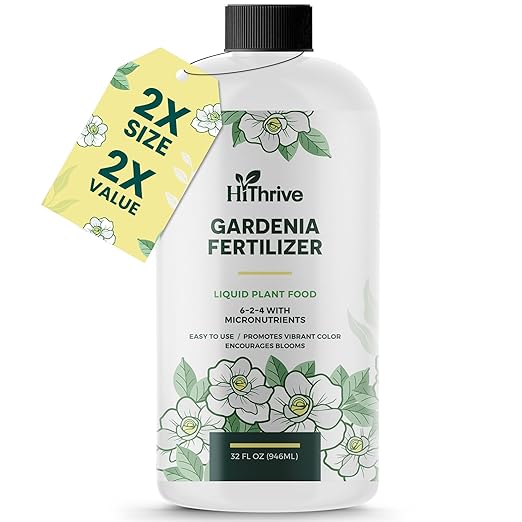 32oz Gardenia Fertilizer - Makes 192 Gallons of Indoor Plant Food for Gardenia Plants Live, Nutrient-Rich Outdoor & Indoor Plant Fertilizer, Flower Food for Vibrant Growth and Beautiful Blooms