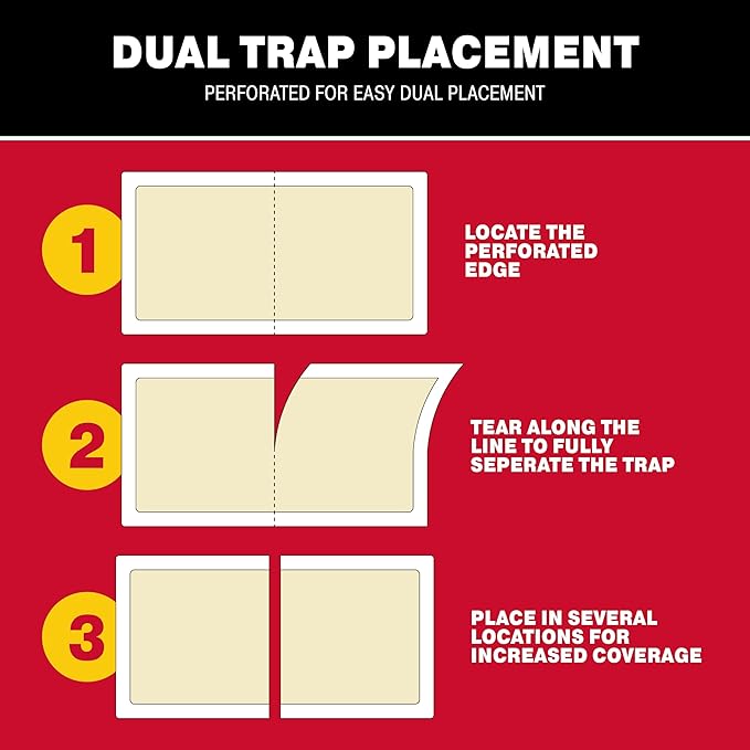 Catchmaster Roach Trap Glue Boards 10-Pk, Adhesive Bug Catcher, Scorpion, Spider, Cricket, & Cockroach Traps for Home, Bulk Glue Traps for House & Garage, Pest Control for Home