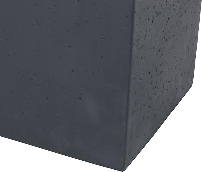 Propane Tank Cover Table for Fire Pits, 20 LB MGO Propane Tank Holder with Side Handles, Outdoor Tank Storage Side Table for Patio, Gas Griddle, Dark Gray