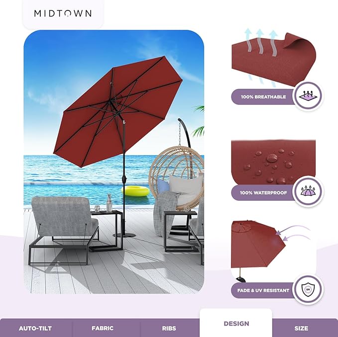 Midtown Umbrellas Patio Umbrella Color 330