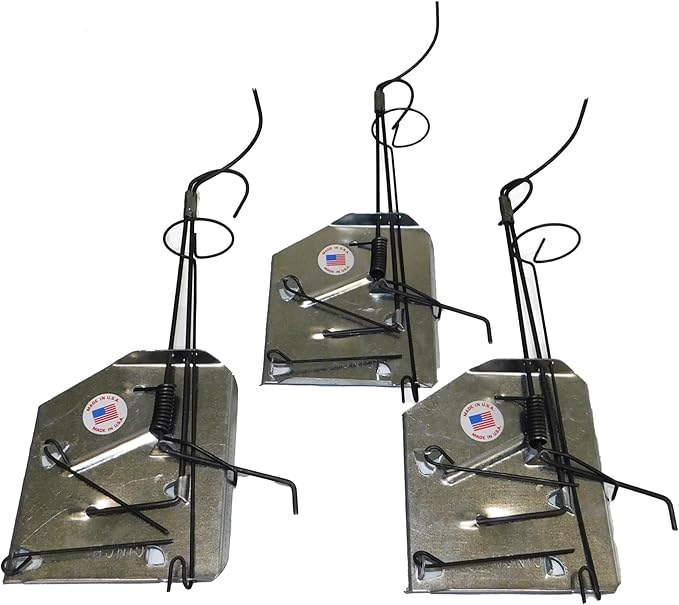 Cinch Gopher Trap Kit – Professional-Grade, Heavy-Duty Reusable Trap System for Gopher/Mole Control | Easy Set, Humane, No Chemicals, Ideal for Lawns, Gardens, and Farms | Made in USA (Large 3-Pack)