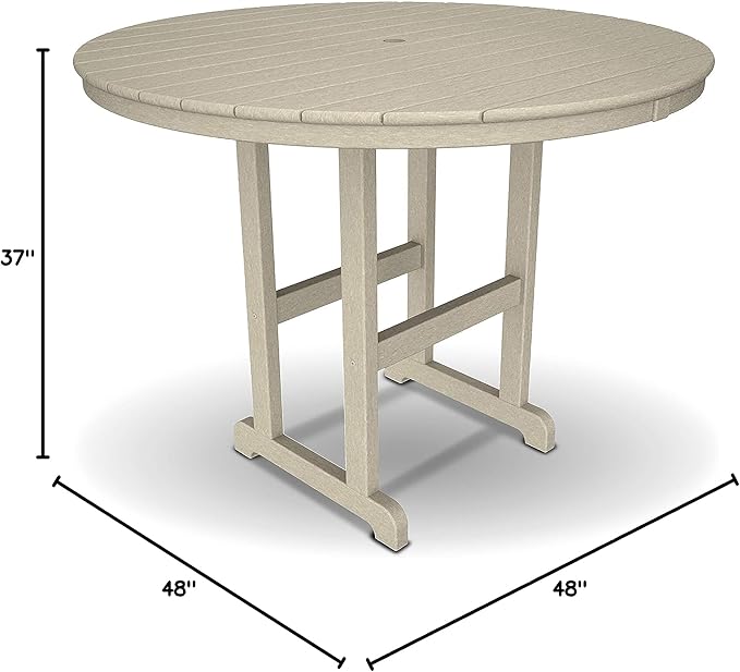 Trex Outdoor Furniture™ Monterey Bay Round 48" Counter Table in Sand Castle
