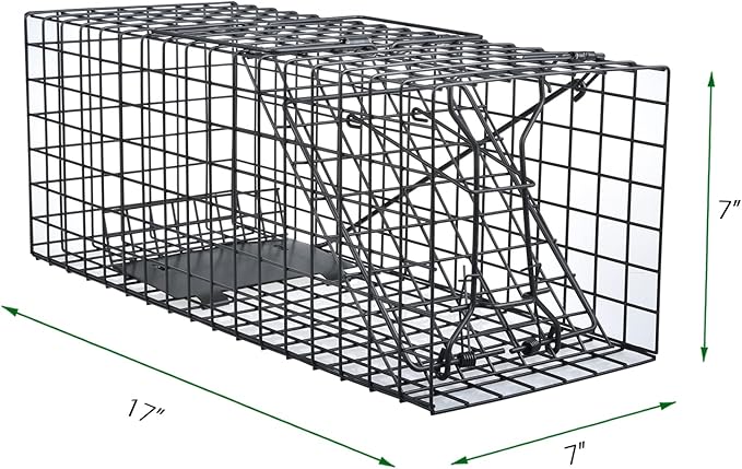 Live Squirrel Trap Heavy Duty Humane Animal Cage Trap (Not Applicable to Mice)